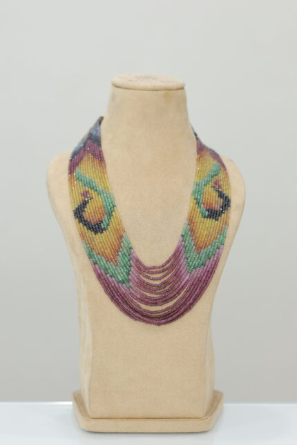 Peacock Multi-Color Multi-Layer Necklace
