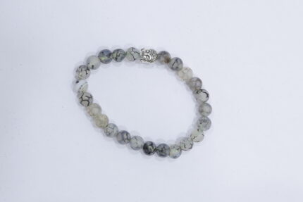 Cloudy Quartz Beaded Bracelet