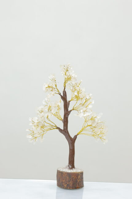 Clear Quartz Gemstone Tree